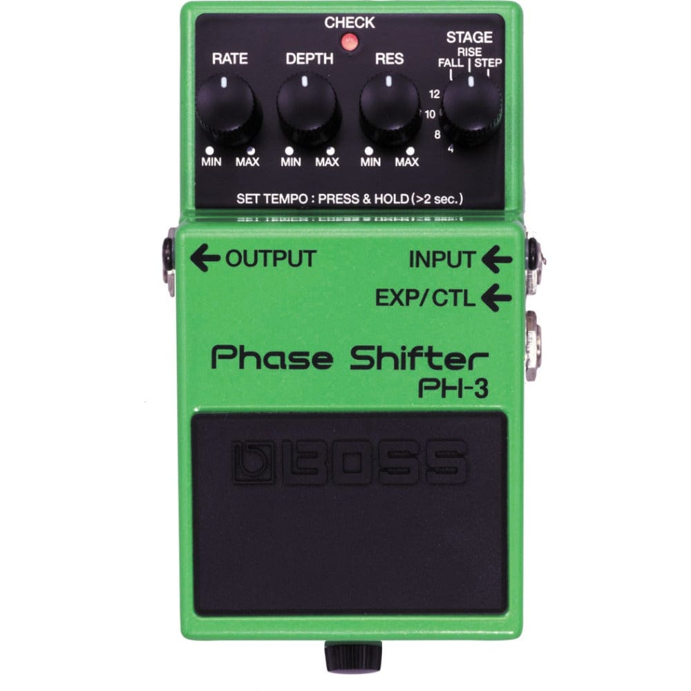 boss effect pedals boss ph-3 phase shifter pedal