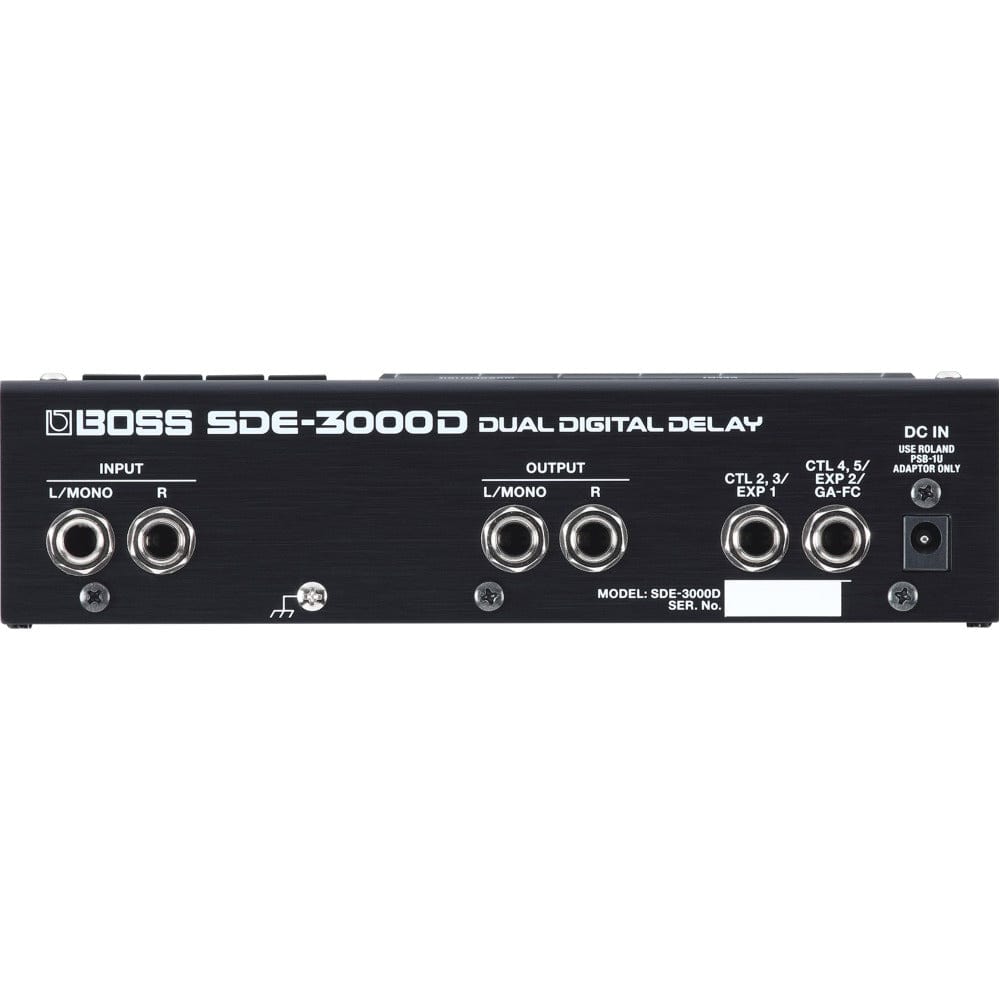boss effect pedals boss sde-3000d dual digital delay pedal