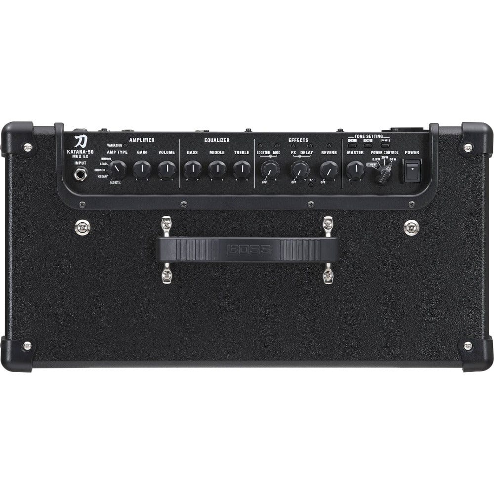 boss guitar combo amplifiers boss katana 50 mkii ex 50 watt 12" guitar amplifier