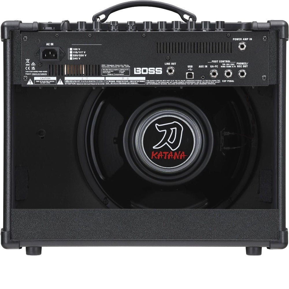 boss guitar combo amplifiers boss katana 50 mkii ex 50 watt 12" guitar amplifier