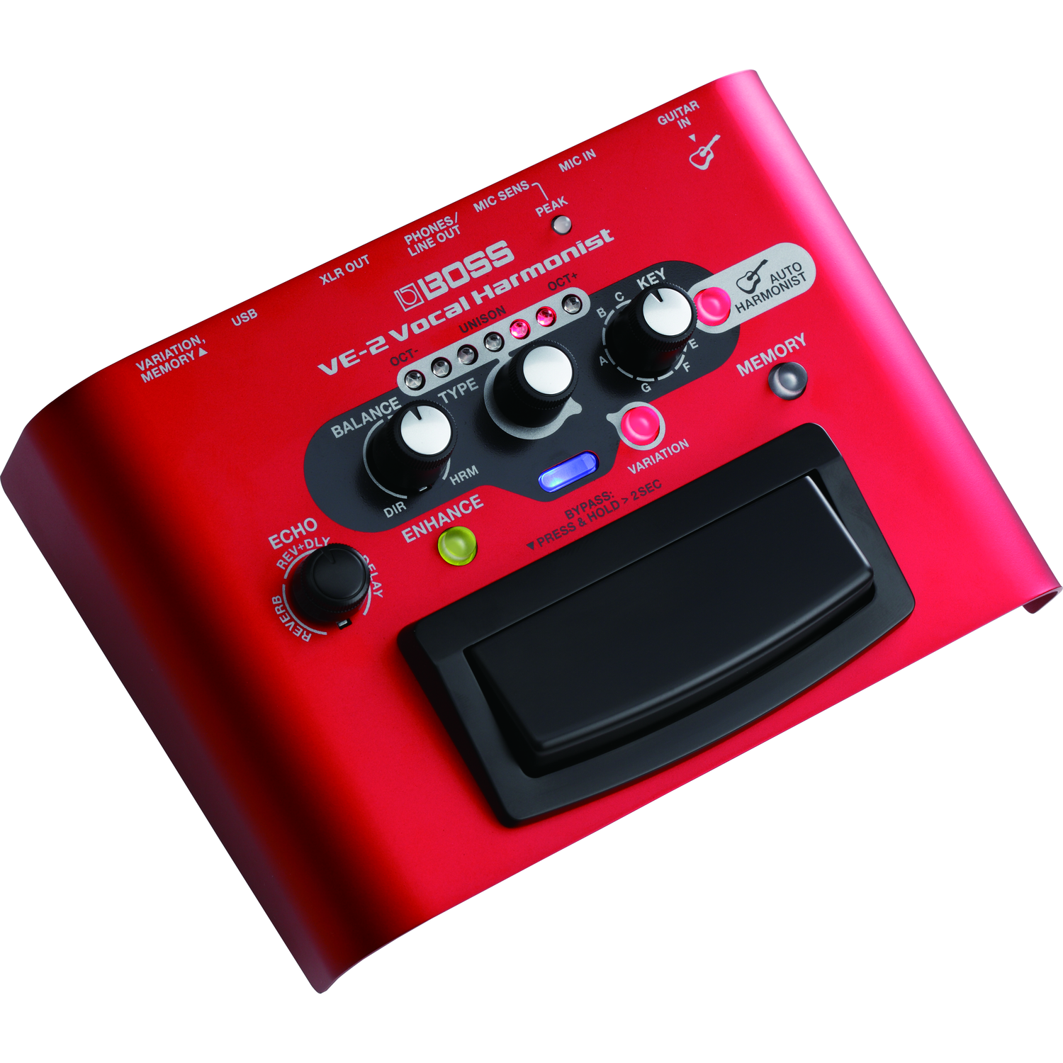 Boss Guitar Processors Boss VE-2 Vocal Harmonist and Effects Processor