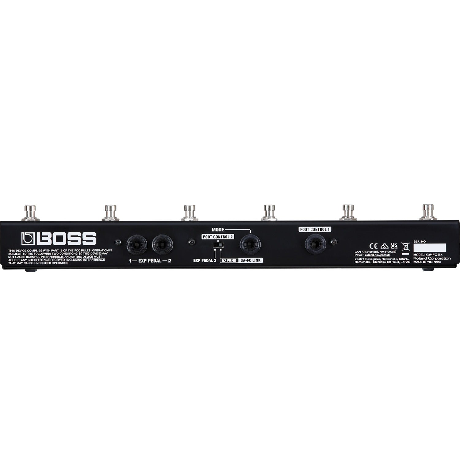 Boss Midi Foot Controllers Boss GA-FC EX Foot Controller