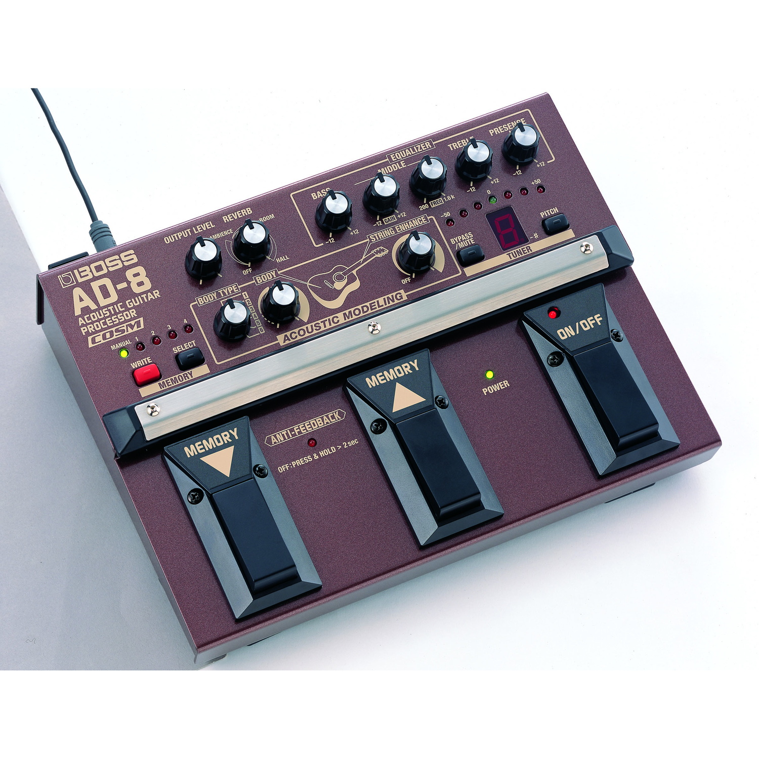 Boss Multi Effects Pedals Boss AD-8 Acoustic Guitar Multi Effects Processor