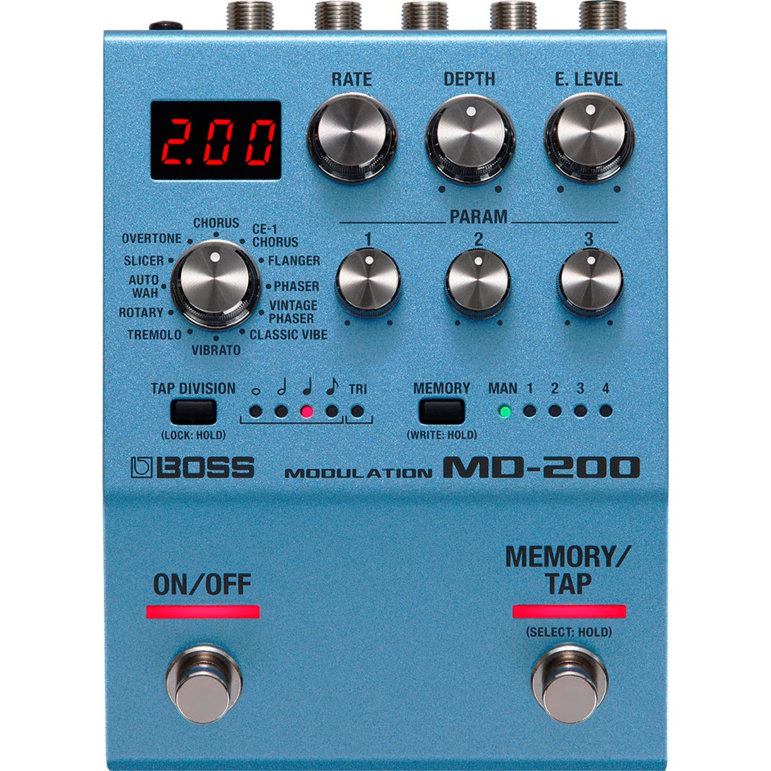 Boss Multi-Effects Pedals Boss MD-200 Modulation Pedal for Electric Guitars
