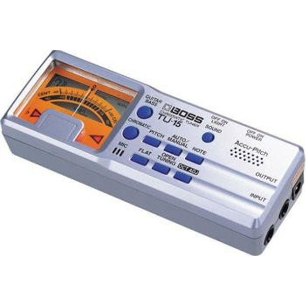 boss tuners boss tu-15 professional chromatic tuner with accu-pitch