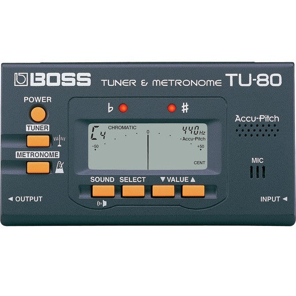 boss tuners boss tu-80 guitar tuner and metronome