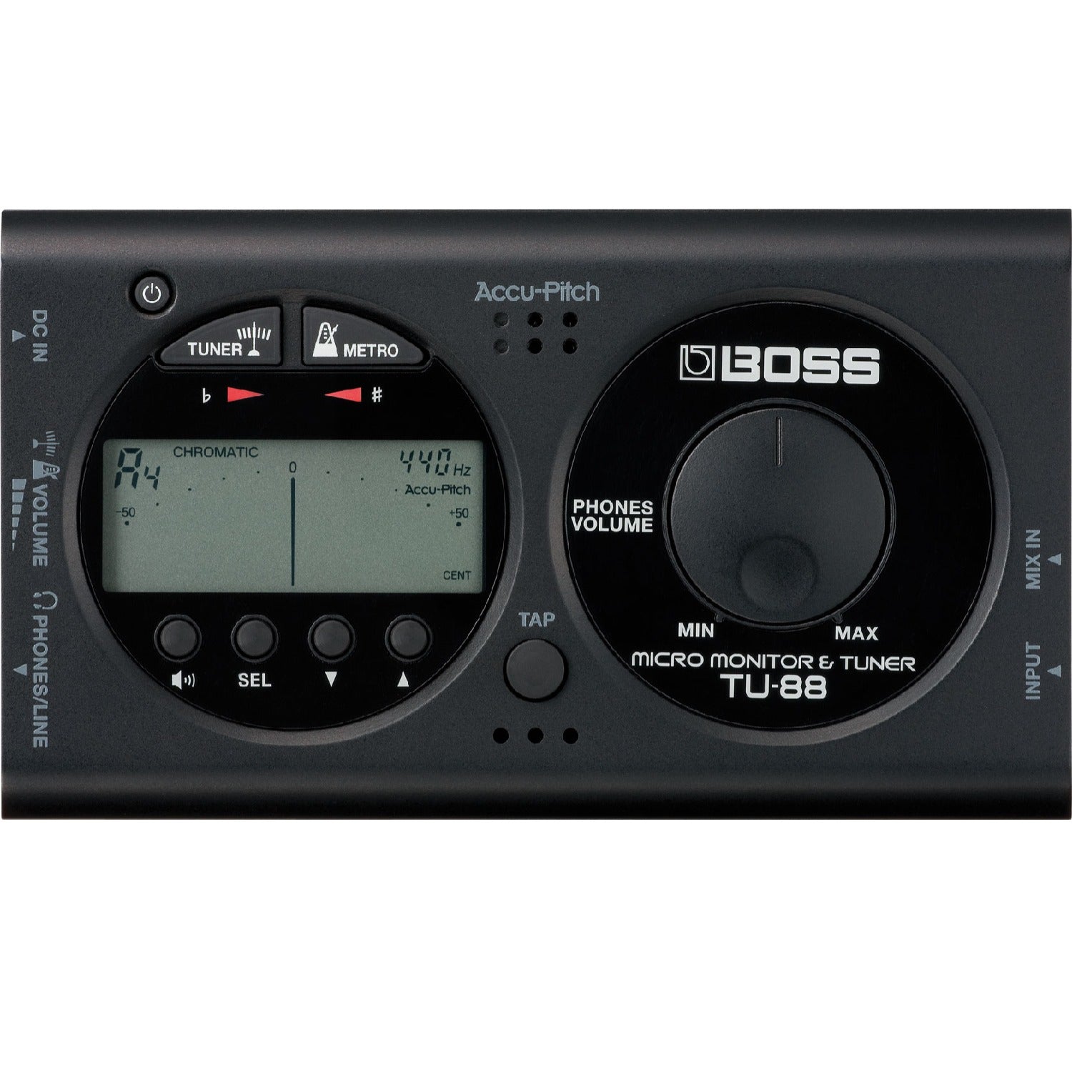 Boss Tuners Boss TU-88BK Micro Monitor Tuner