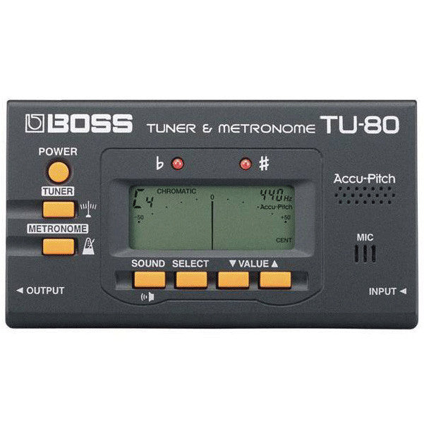 boss tuners boss tu80c chromatic electronic guitar tuner