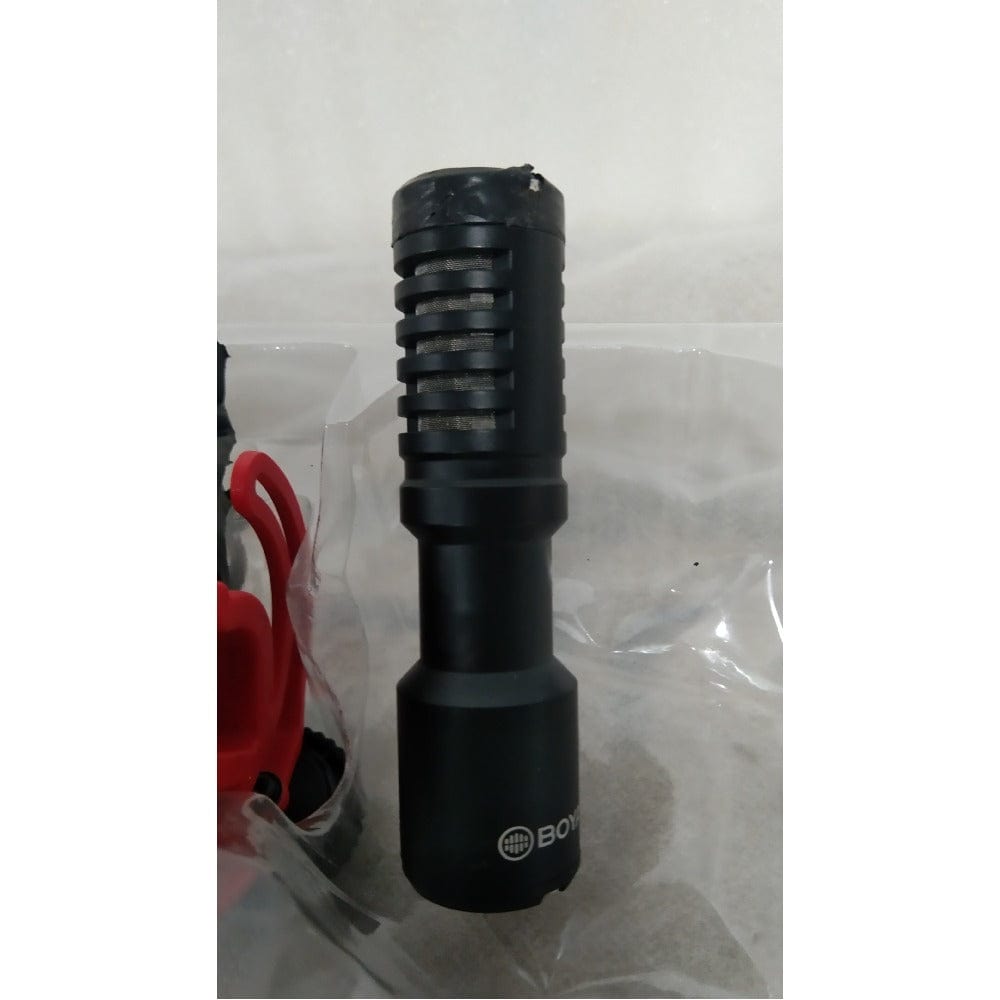 boya condenser microphones boya by-mm1+ super cardioid shotgun condenser microphone - open box b stock