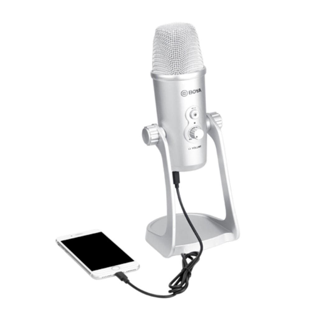 boya condenser microphones boya by-pm700sp usb condenser microphone for ios android windows mac devices