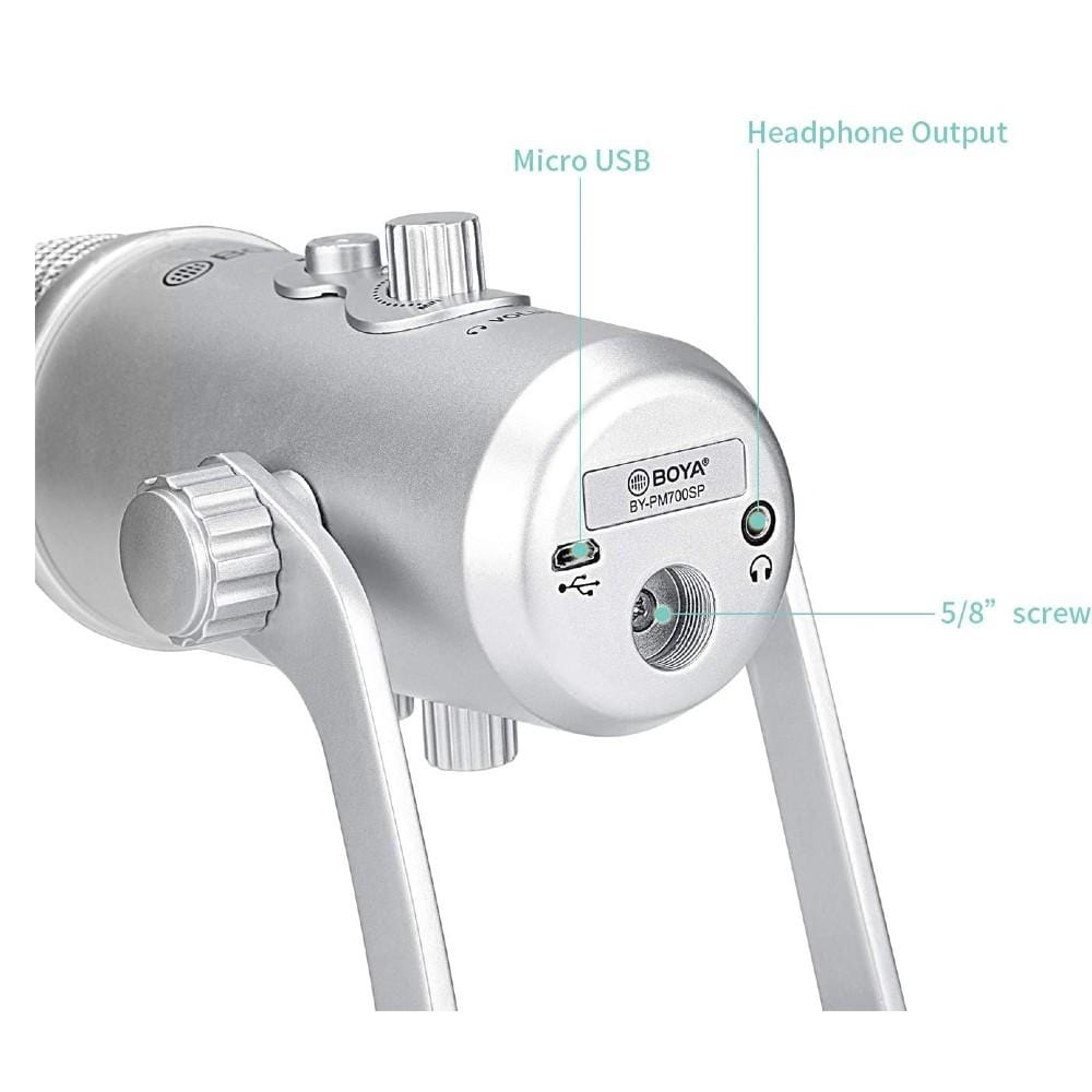 boya condenser microphones boya by-pm700sp usb condenser microphone for ios android windows mac devices