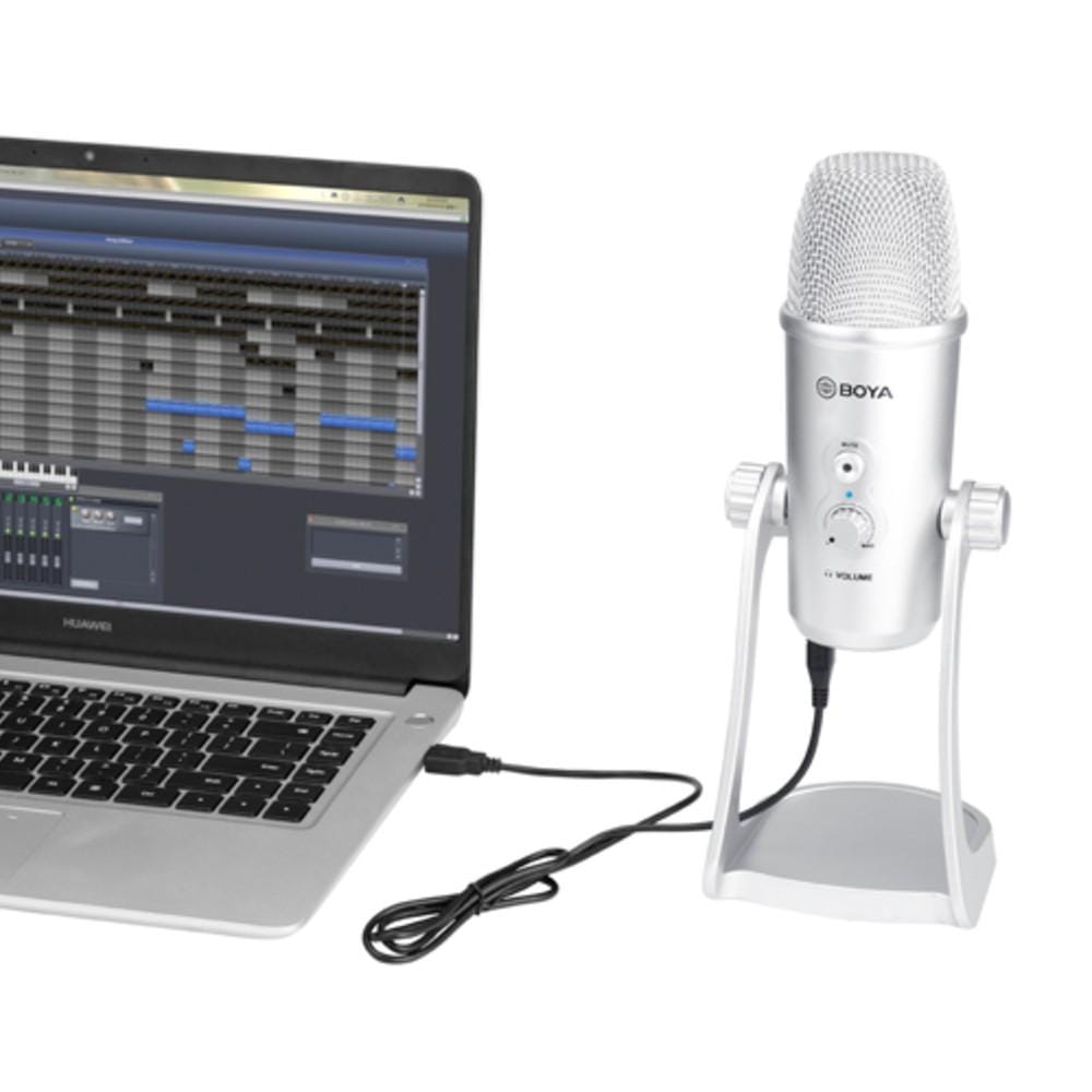 boya condenser microphones boya by-pm700sp usb condenser microphone for ios android windows mac devices