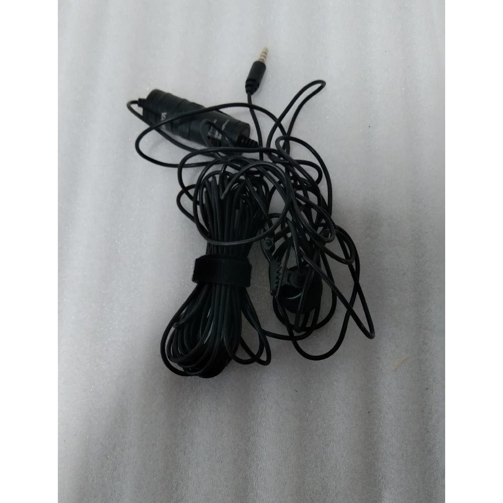 boya lavalier microphones 202301964090 boya bym1 omnidirectional level condenser microphone - black - open box b stock