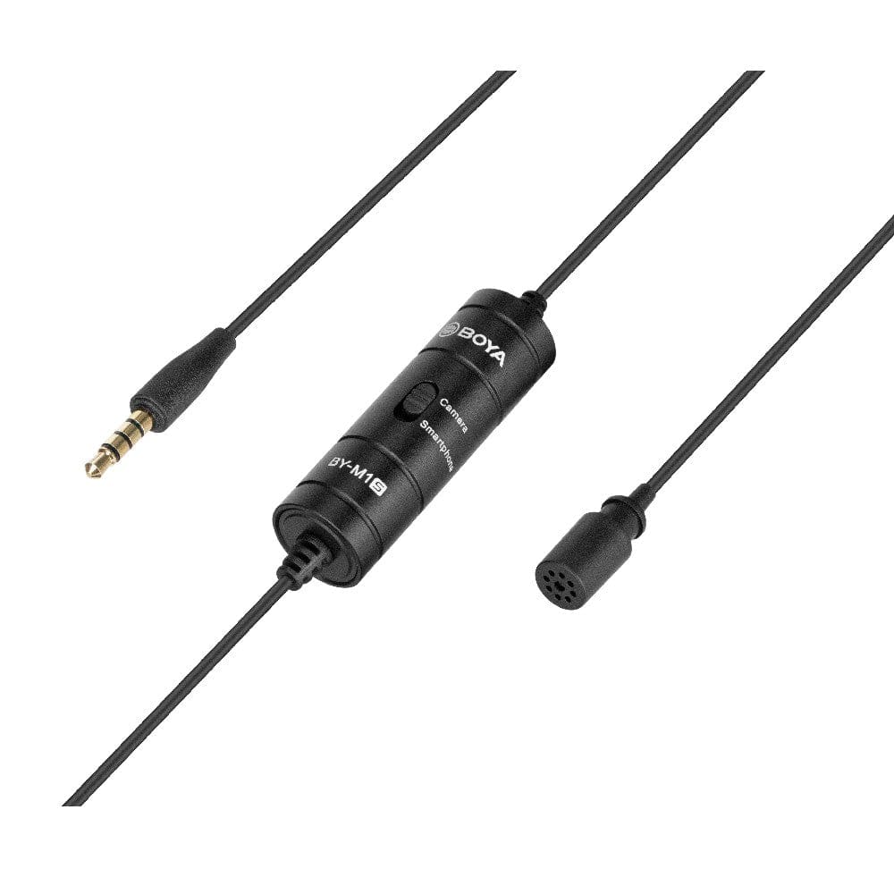 boya lavalier microphones boya by-m1s lavalier microphone - open box