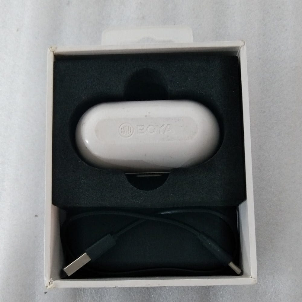 boya true wireless in-ear headphones boya by-ap1 bluetooth true wireless stereo earbuds - open box b stock