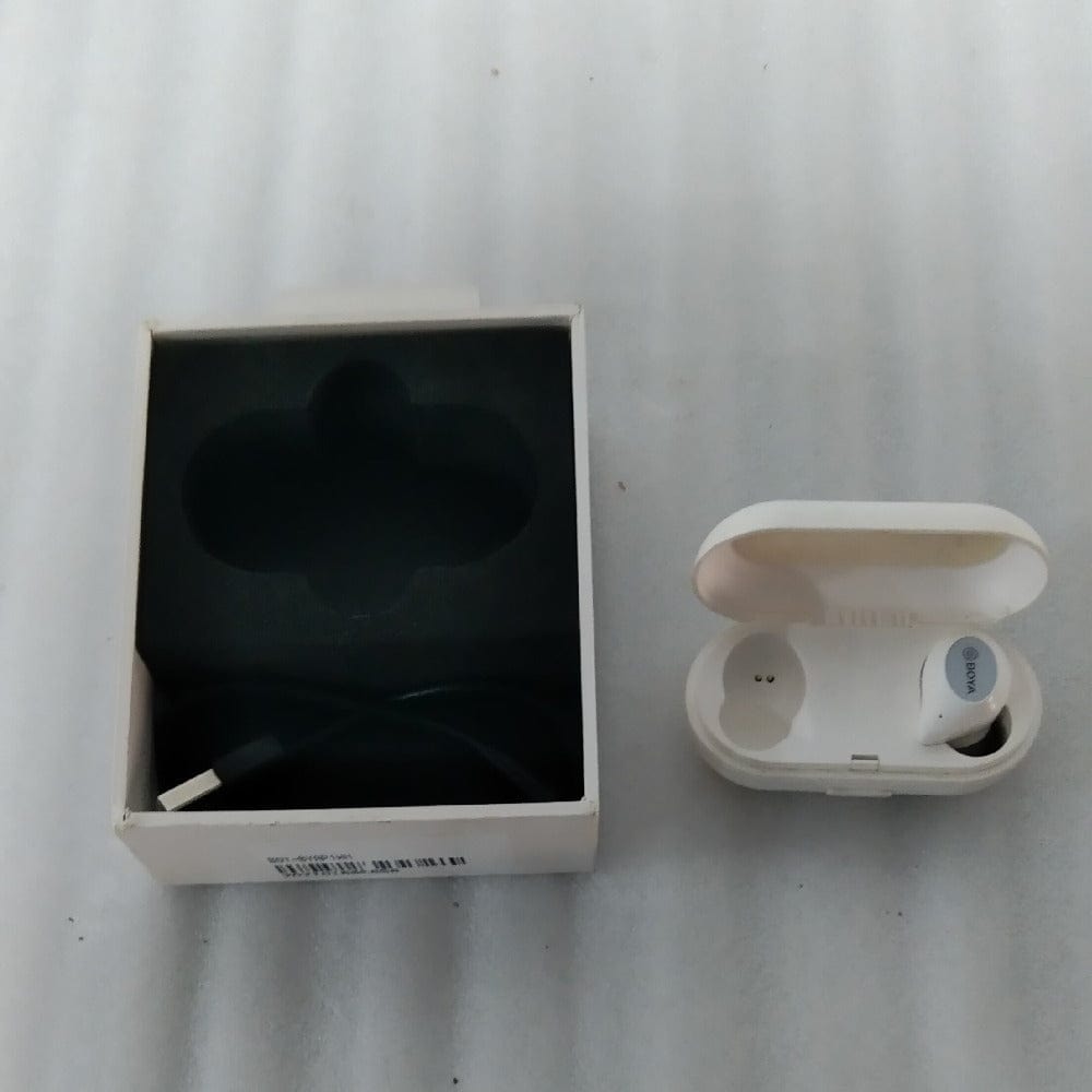 boya true wireless in-ear headphones boya by-ap1 bluetooth true wireless stereo earbuds - open box b stock