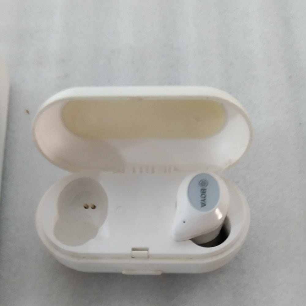 boya true wireless in-ear headphones boya by-ap1 bluetooth true wireless stereo earbuds - open box b stock