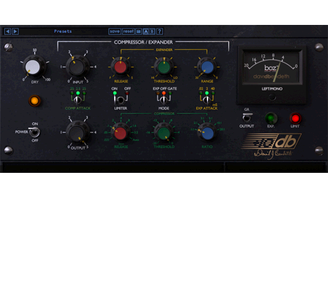 BOZ DIGITAL Virtual Processors Boz 10dB Compressor Dynamics Processor