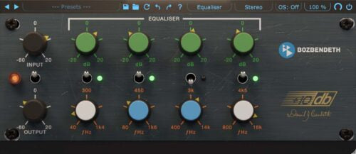 BOZ DIGITAL Virtual Processors Boz 10dB Equalizer Parametric Equalizer