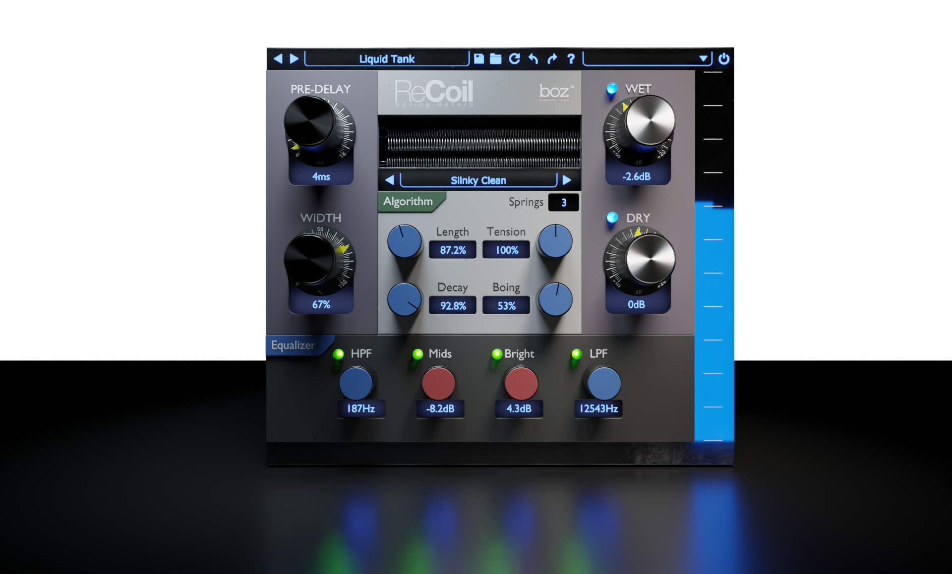 BOZ DIGITAL Virtual Processors Boz Digital ReCoil: Compressor – Professional Audio Software & Plugin