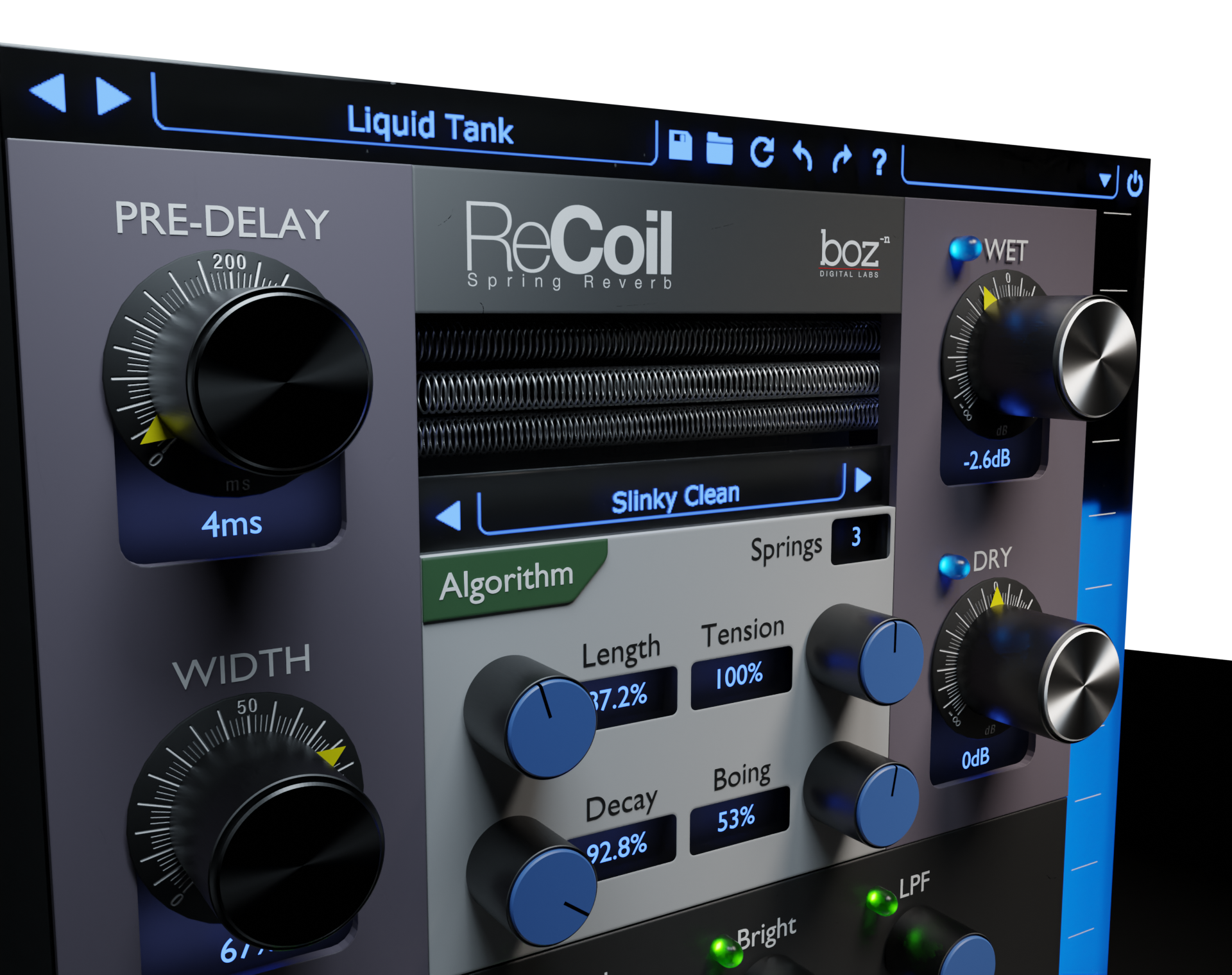 BOZ DIGITAL Virtual Processors Boz Digital ReCoil: Compressor – Professional Audio Software & Plugin