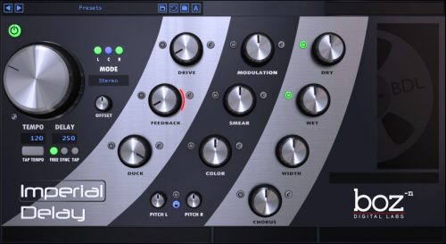 BOZ DIGITAL Virtual Processors Boz Imperial Delay Delay Effect