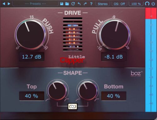 BOZ DIGITAL Virtual Processors Little Clipper 2: Distortion Plugin