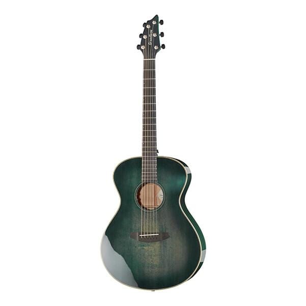 breedlove electro acoustic guitars breedlove concert oregon dreadnought electro acoustic guitar - semi gloss blue