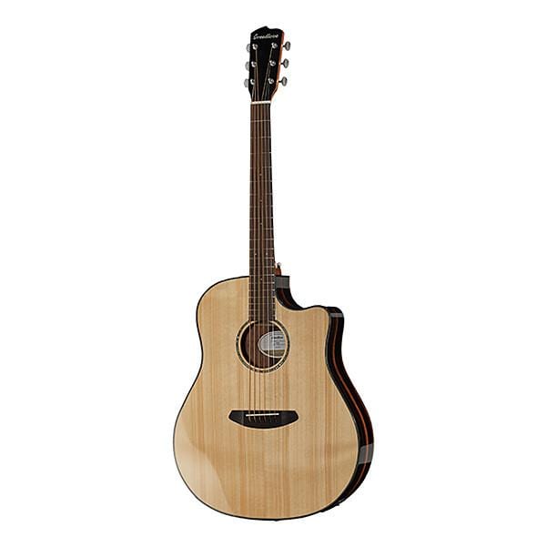 breedlove electro acoustic guitars breedlove pursuit dreadnought electro acoustic guitar - natural satin