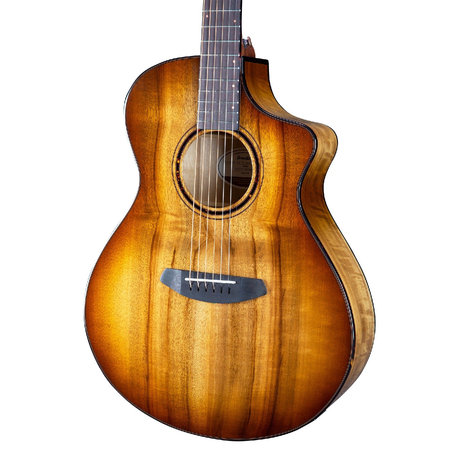 Breedlove Electro Acoustic Guitars Breedlove Pursuit Exotic S Concert Ambar CE 6 String Electro Acoustic Guitar