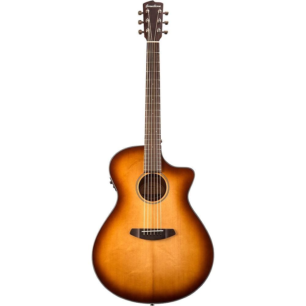 breedlove electro acoustic guitars sunburst gloss breedlove discovery concerto ce 6-string electro acoustic guitar #color_sunburst-gloss