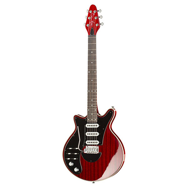 brian may electric guitars brian may brian may signature left handed electric guitar - vintage cherry