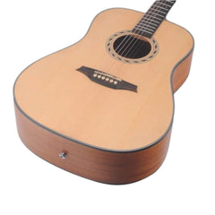 Bromo Acoustic Guitars Bromo BAB1 Blanc Series Dreadnought 6 String Acoustic Guitar