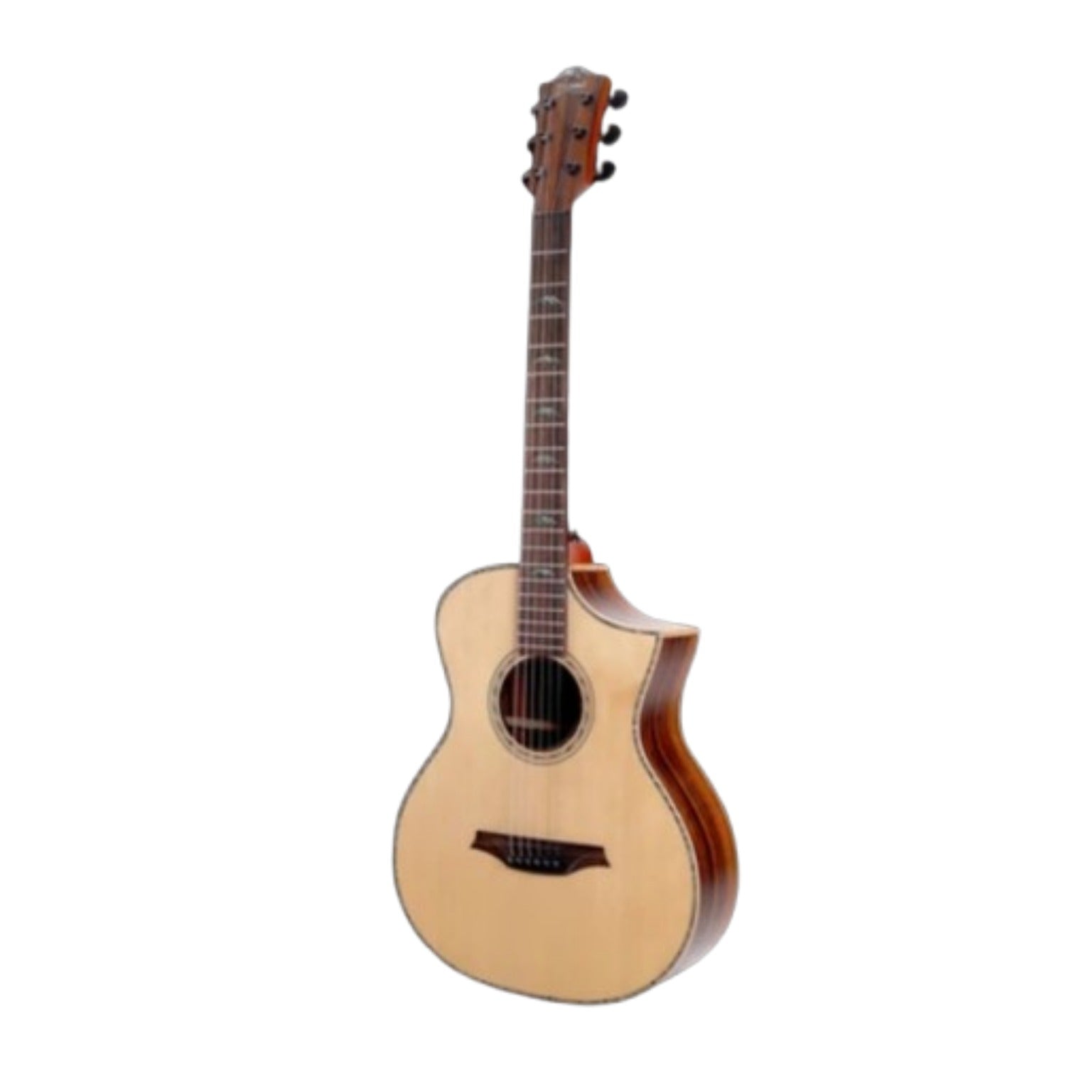 Bromo Electro Acoustic Guitars Natural Bromo BAR5CE Concert All Solid Body Electro Acoustic Guitar - Natural