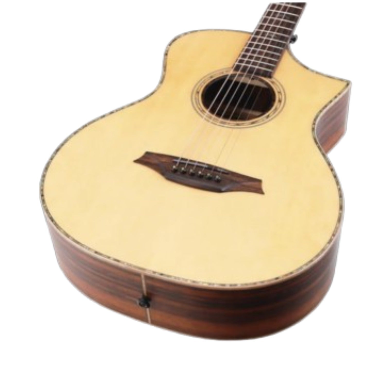 Bromo Electro Acoustic Guitars Natural Bromo BAR5CE Concert All Solid Body Electro Acoustic Guitar - Natural