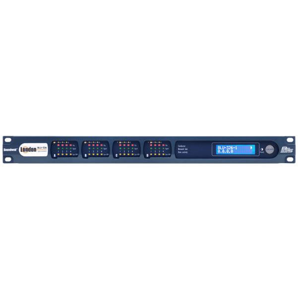 bss audio conference systems bss blu-326 input output expander with blu link dante