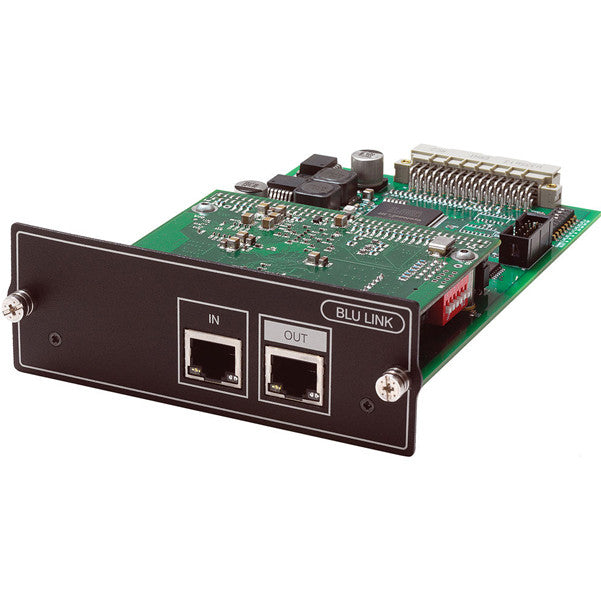 bss audio signal processors bss audio blu-si blu link card for soundcraft