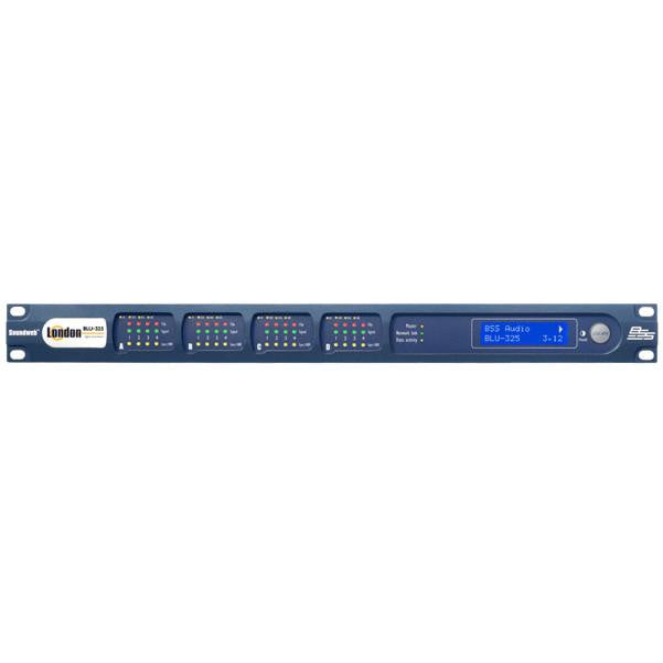 bss audio signal processors bss blu-325 soundweb london signal processor with blu link and avb