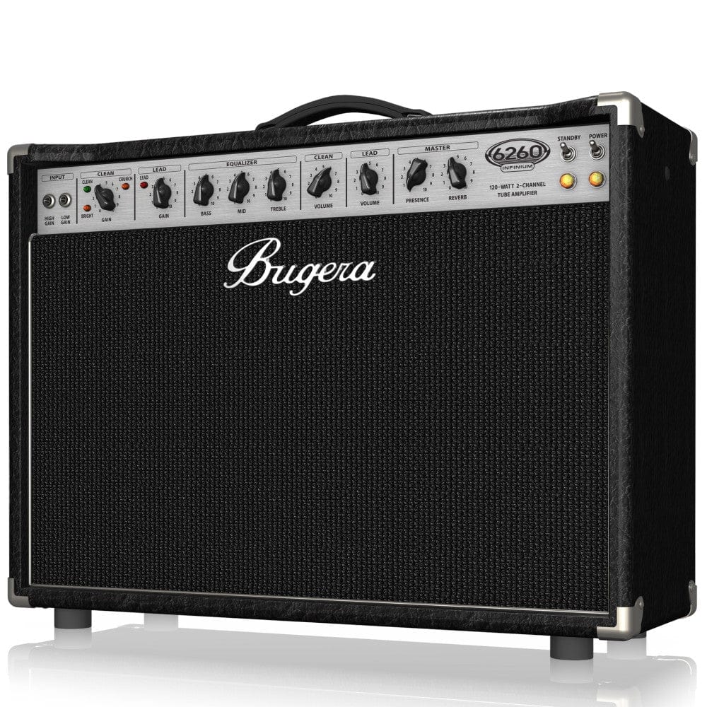 bugera tube amplifiers bugera 6260-212 infinium ultimate rock tone 120 watt amplifier