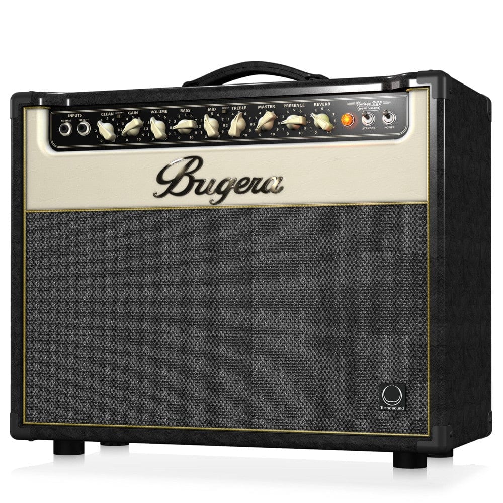 bugera tube amplifiers bugera v22 infinium 22-watt vintage 2-channel tube combo amplifier