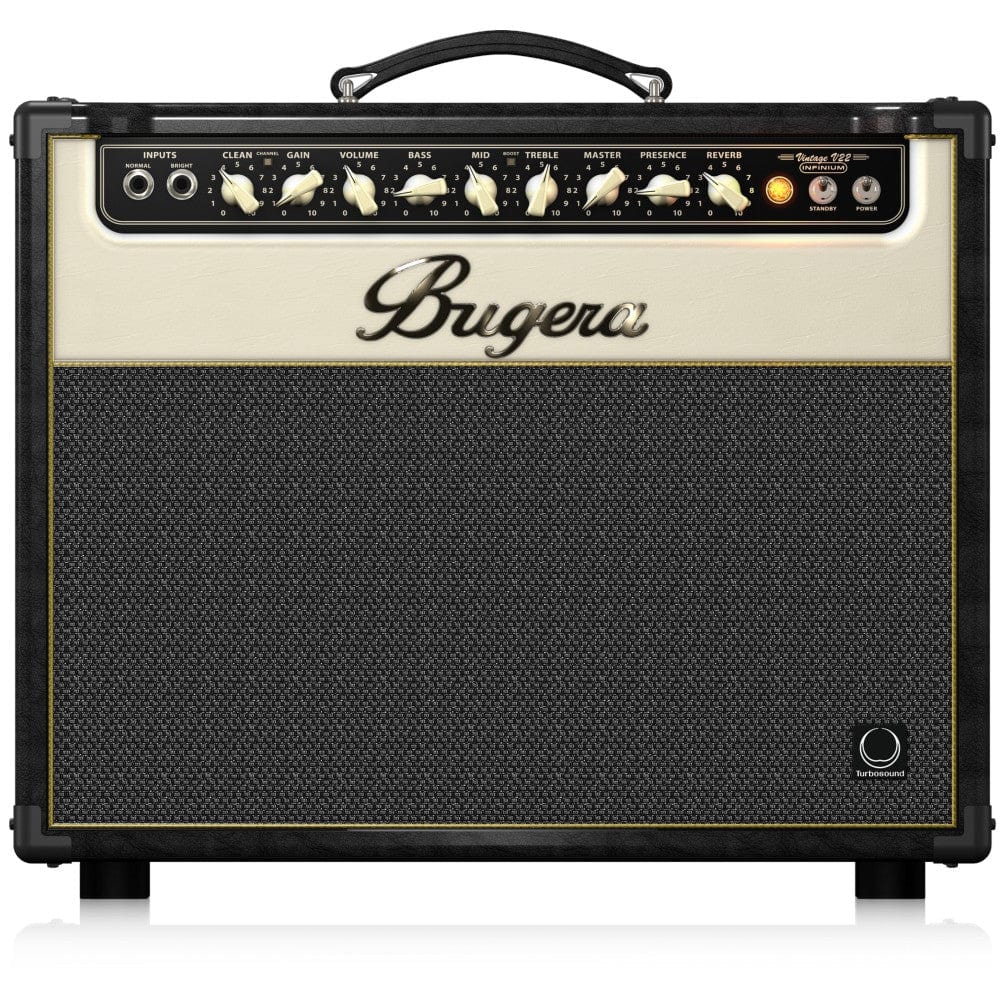 bugera tube amplifiers bugera v22 infinium 22-watt vintage 2-channel tube combo amplifier