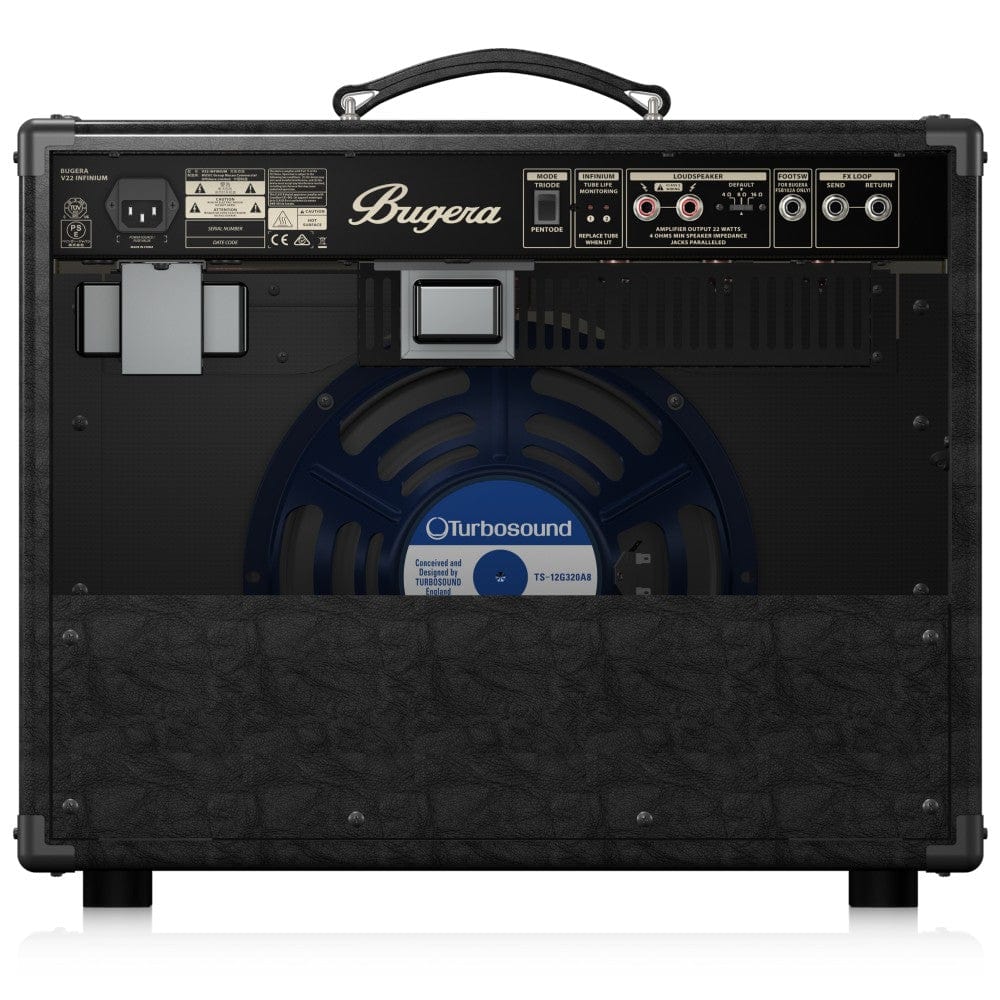 bugera tube amplifiers bugera v22 infinium 22-watt vintage 2-channel tube combo amplifier