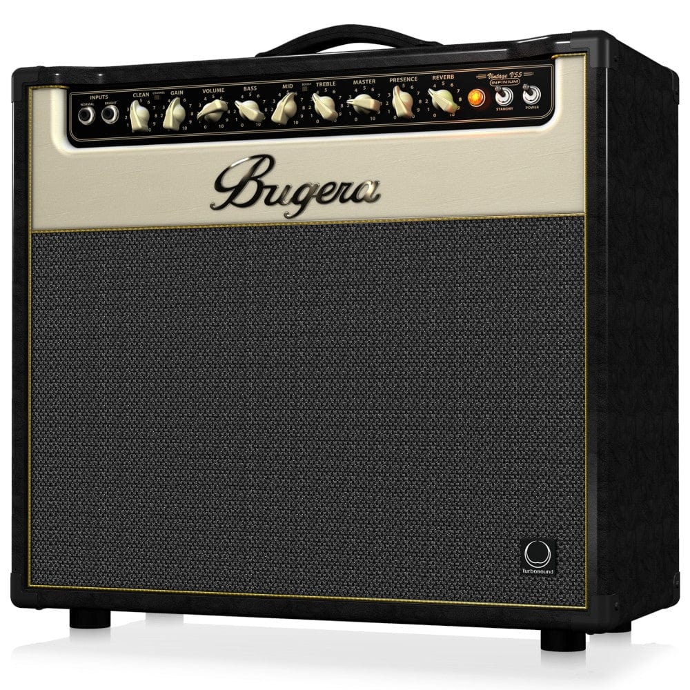 bugera tube amplifiers bugera v55 infinium 55-watt vintage 2-channel tube combo amplifier