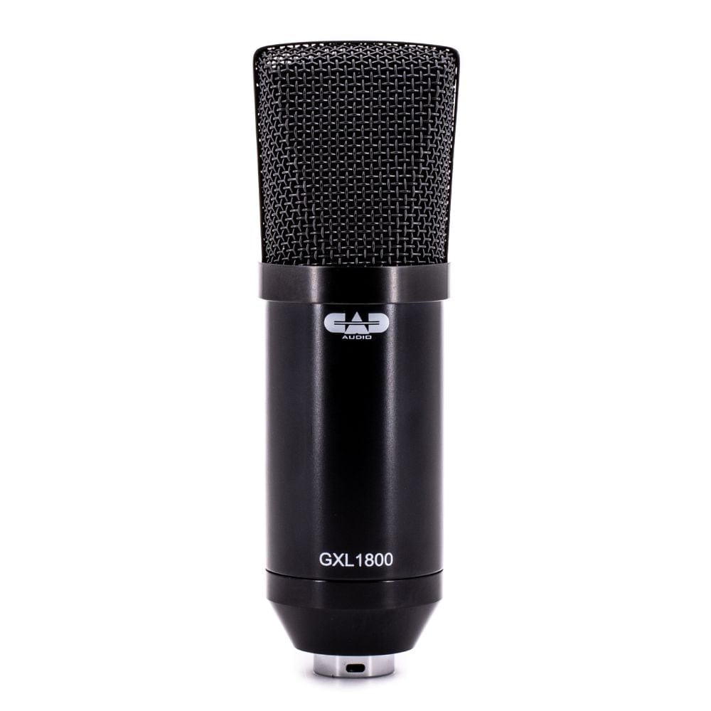cad condenser microphones black cad audio gxl1800 side address studio condenser microphone