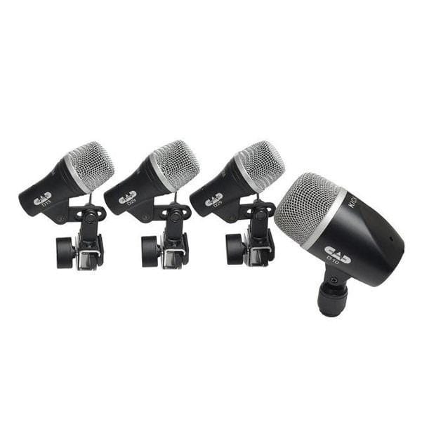 cad drumkit microphones cad stage4 4-microphone drum package - garage sale