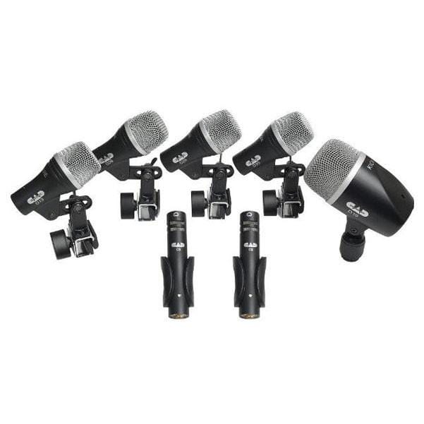 cad drumkit microphones cad stage7 7-microphone drum package