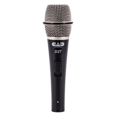 CAD Dynamic Microphones Black CAD Audio D27 Live Series Supercardioid Dynamic Handheld Microphone