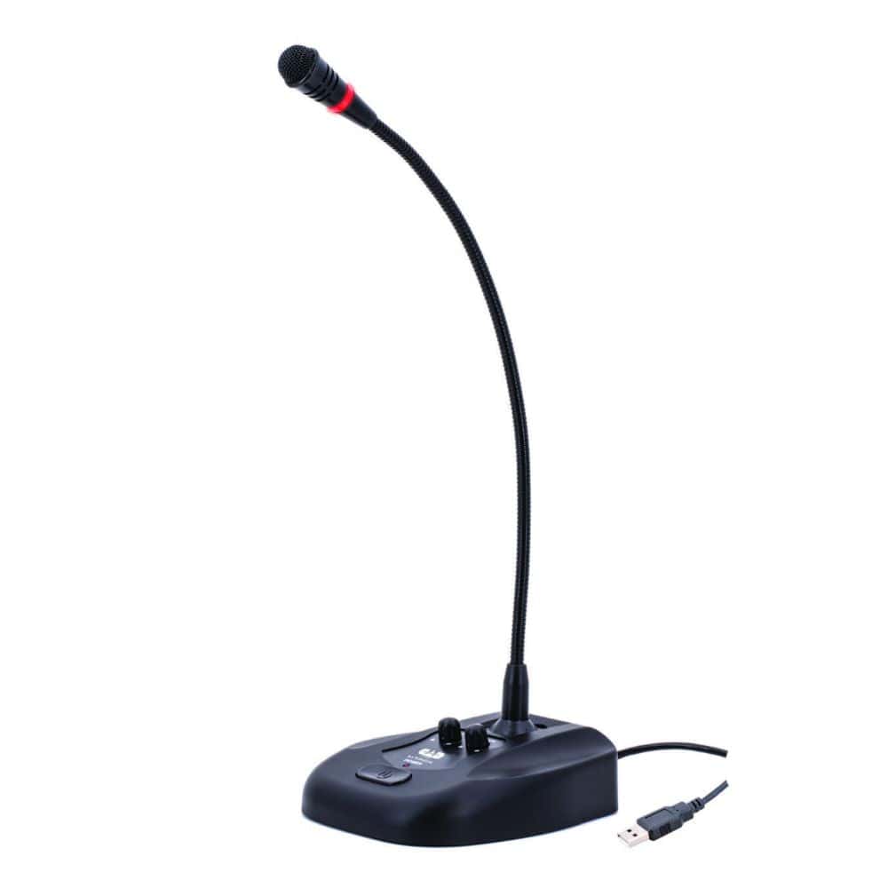 cad gooseneck microphones black cad audio u15gn usb condenser gooseneck microphone