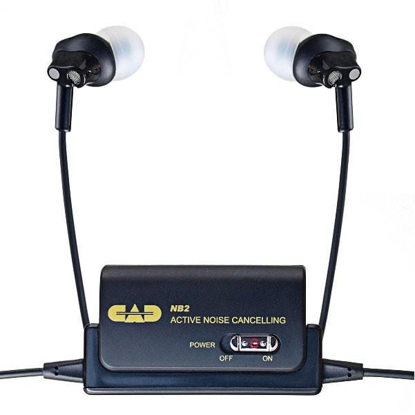cad headphones cad nb2 active noise-cancelling in-ear stereo headphones