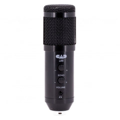 CAD Usb Microphones Black CAD Audio U49 Side Address Studio USB Microphone